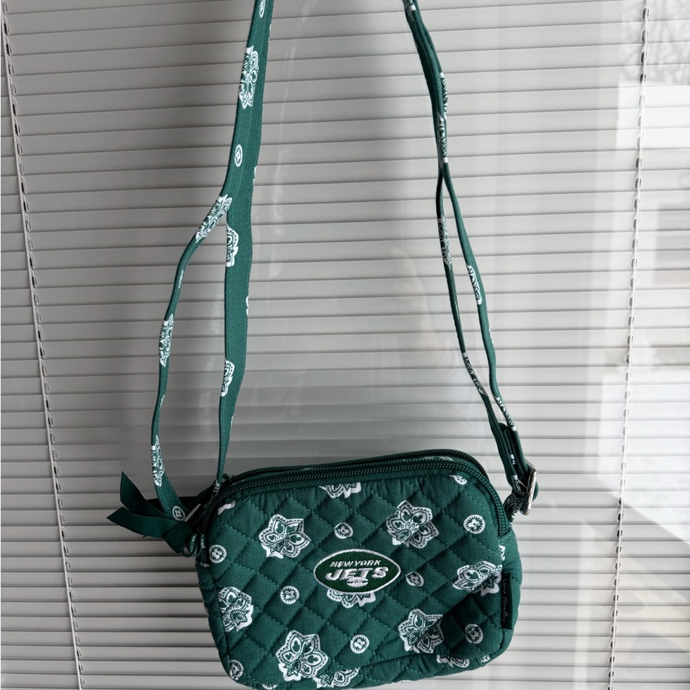 NFL Green Quilted Crossbody Bag Vera Bradley